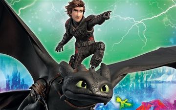 how to train your dragon 5k MacBook Air wallpaper