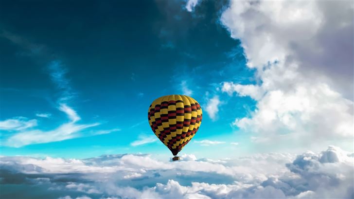 hot air balloon 5k Mac Wallpaper