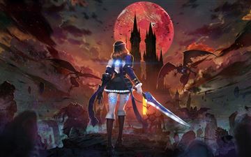 bloodstained ritual of the night iMac wallpaper