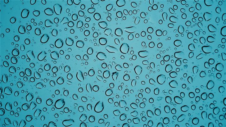water droplets Mac Wallpaper