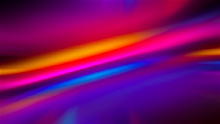 neon flowing abstract 8k Mac Wallpaper