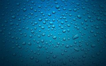 Blue water drop All Mac wallpaper