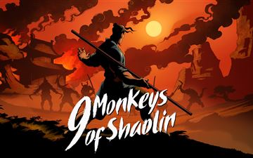 9 monkeys of shaolin iMac wallpaper