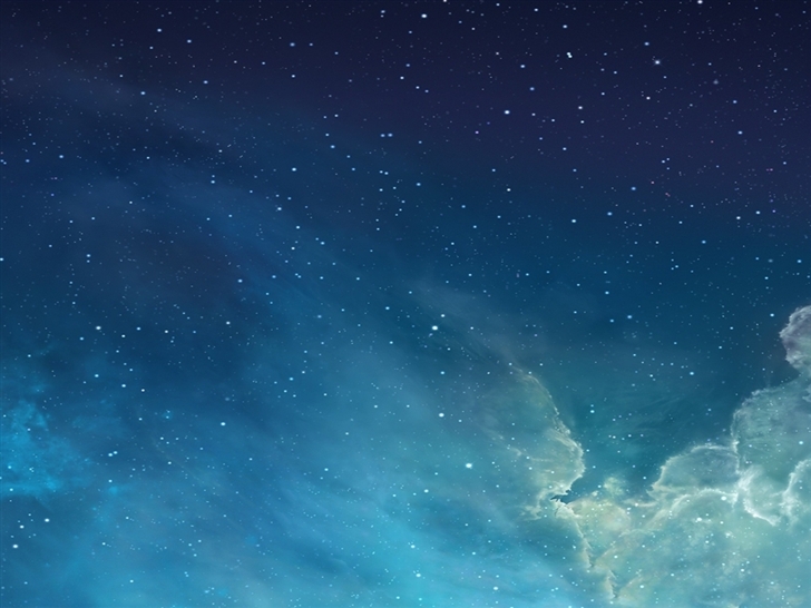Blue night sky Mac Wallpaper