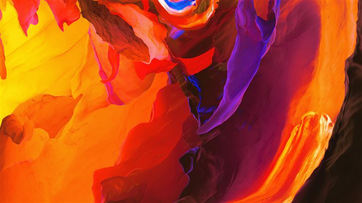 digital abstract colorful 8k Mac Wallpaper