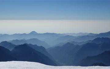 alps mountains clear sky 5k All Mac wallpaper