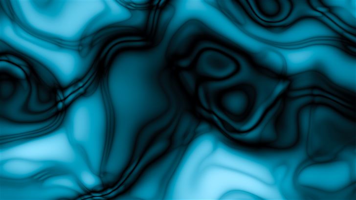 blue black matter abstract 8k Mac Wallpaper