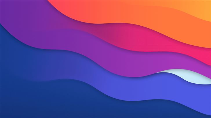 waves light 8k Mac Wallpaper