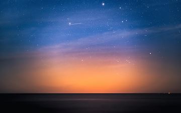 stars above the dark baltic sea 5k All Mac wallpaper