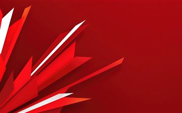 abstract red shapes 5k All Mac wallpaper