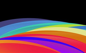 dark color waves abstract 4k MacBook Pro wallpaper