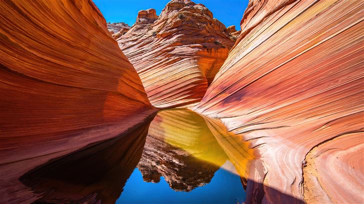 canyon arizona reflection 5k Mac Wallpaper