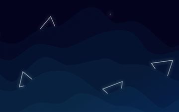 triangles in abstract sky 5k iMac wallpaper