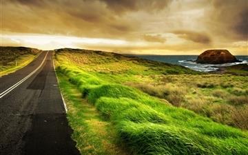 Road to the sea All Mac wallpaper