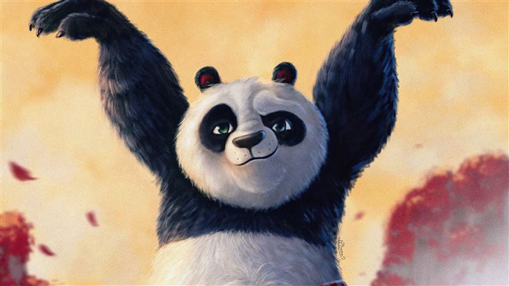 po from kung fu panda Mac Wallpaper