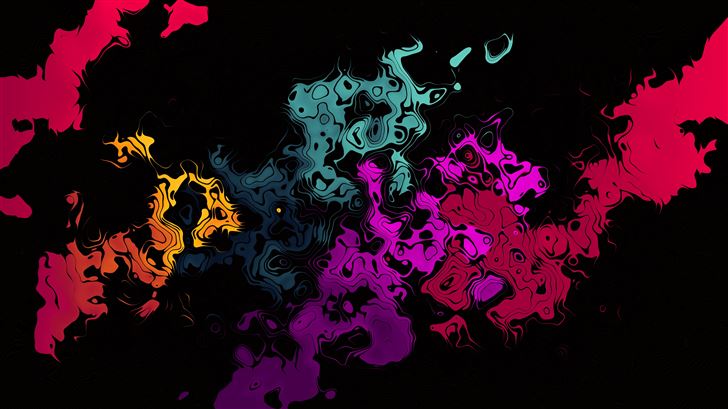 color taps abstract 8k Mac Wallpaper