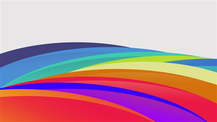light color waves abstract 5k Mac Wallpaper