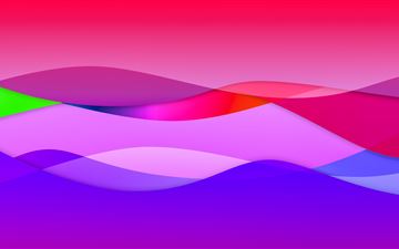 bright colour waves 8k All Mac wallpaper