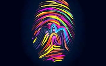 Fingerprint multicolor adidas All Mac wallpaper