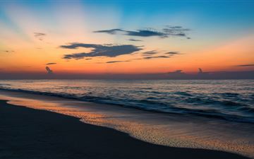 sunrise huntington beach state park 5k MacBook Pro wallpaper