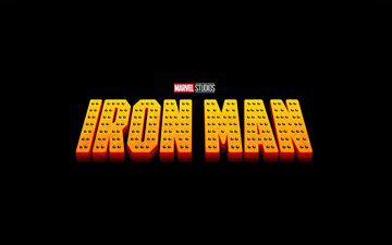 iron man movie typography 5k iMac wallpaper