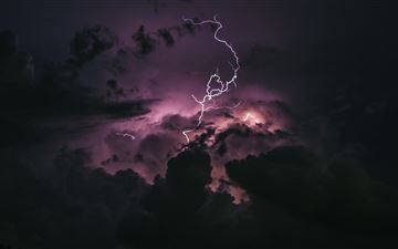 storm lightning cloud MacBook Air wallpaper