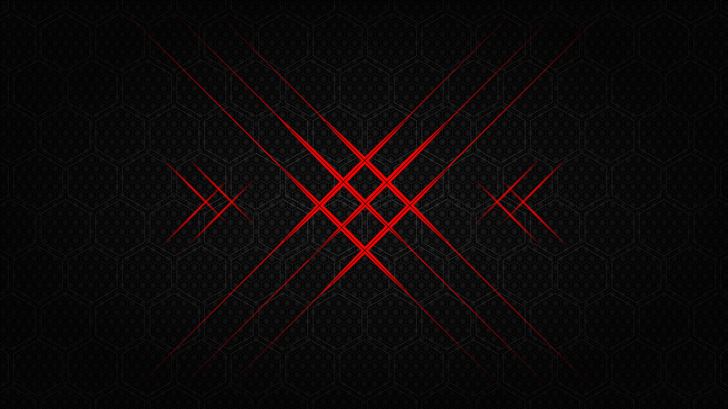 flash hexagon abstract 10k Mac Wallpaper