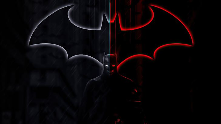 the batman forever in darkness Mac Wallpaper