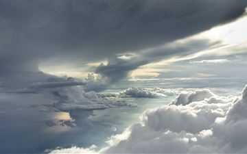 clouds sea sky sunlight photography 5k All Mac wallpaper