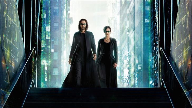 the matrix resurrections 2021 Mac Wallpaper
