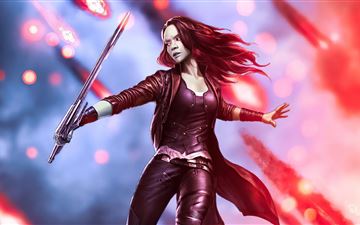 gamora daugther of thanos guardians of the galaxy All Mac wallpaper