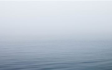 ocean under fog MacBook Pro wallpaper