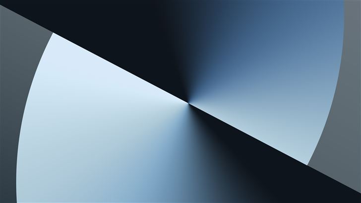 dark spiral blue 8k Mac Wallpaper