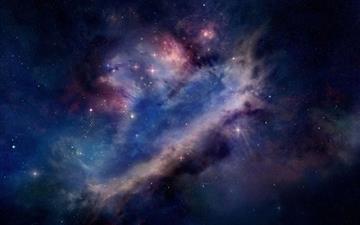 Space Dark Universe All Mac wallpaper