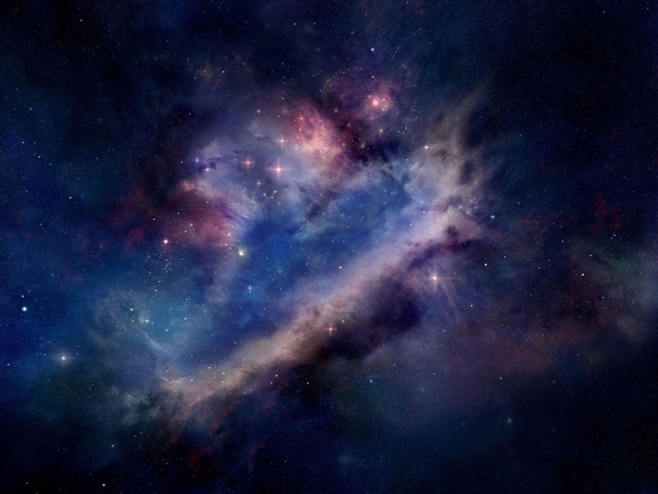 Space Dark Universe Mac Wallpaper