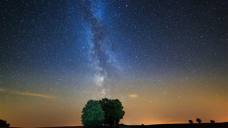 sky astronomy milky way night 5k Mac Wallpaper