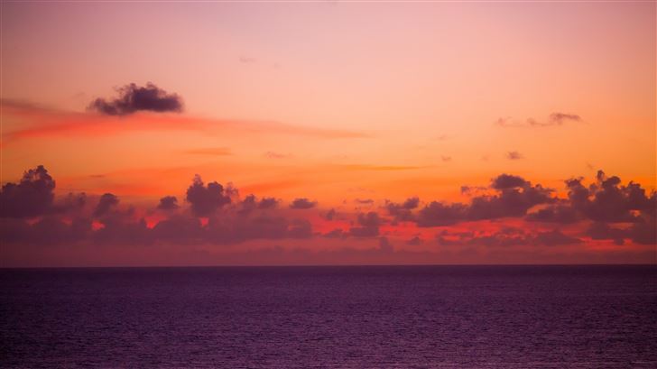 calm sea evening stock Mac Wallpaper