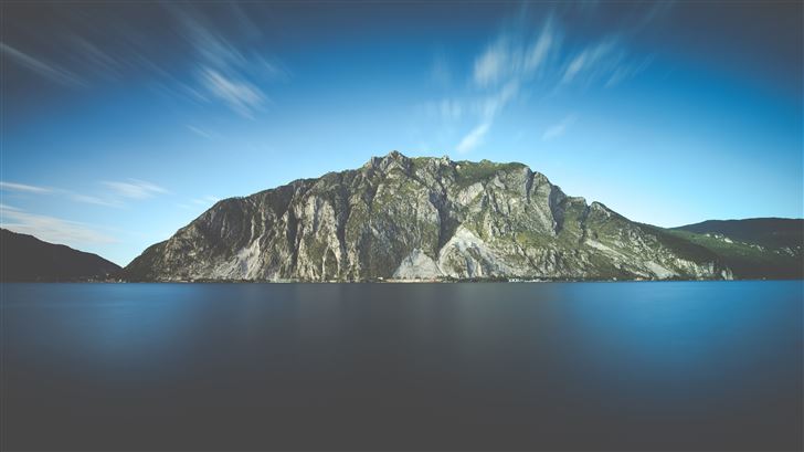 island water landscape open sky 5k Mac Wallpaper