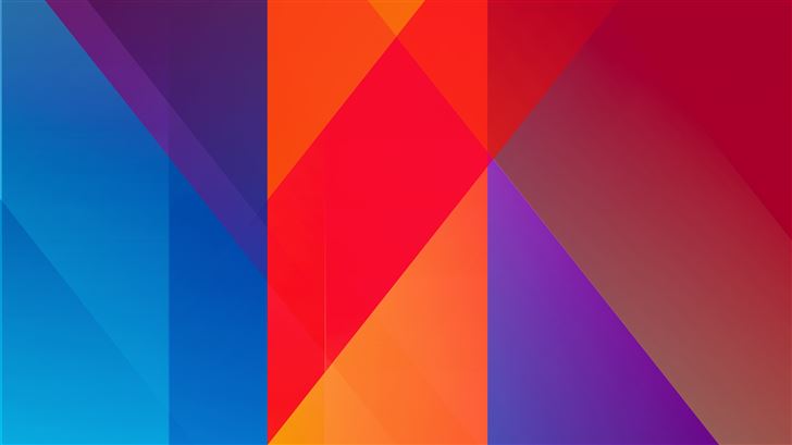 abstract gradient geometric 8k Mac Wallpaper