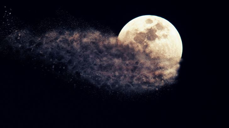 moon astronomy planet sky Mac Wallpaper