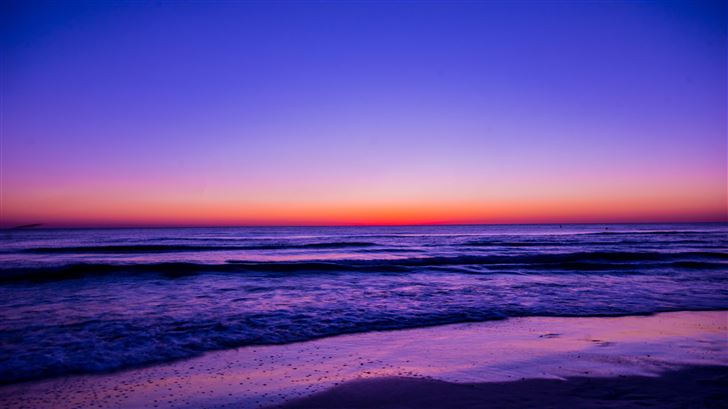 ocean during dawn 5k Mac Wallpaper