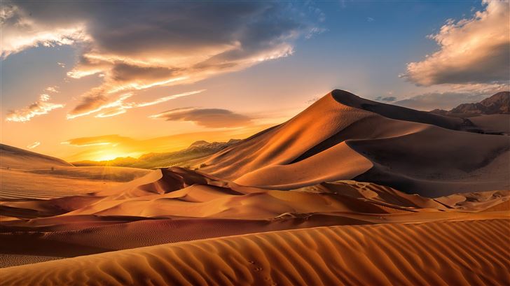 desert mountains 5k Mac Wallpaper