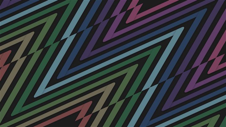 geometry lines abstract art 5k Mac Wallpaper