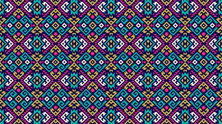 colorful tribal abstract 5k Mac Wallpaper