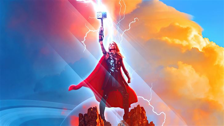 jane foster thor love and thunder Mac Wallpaper