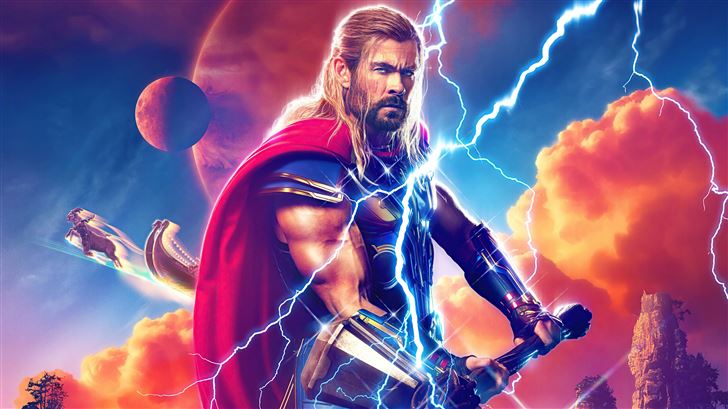thor in love and thunder 5k Mac Wallpaper