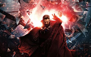 doctor strange in the multiverse of madness movie iMac wallpaper