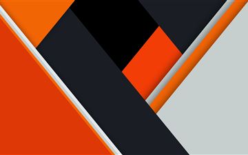 orange black material design 8k MacBook Air wallpaper
