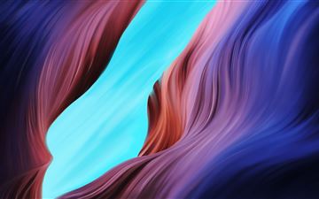 gorge colorful waves minimal 5k MacBook Pro wallpaper