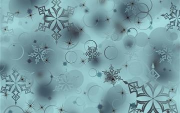 Snowflakes Digital Art All Mac wallpaper